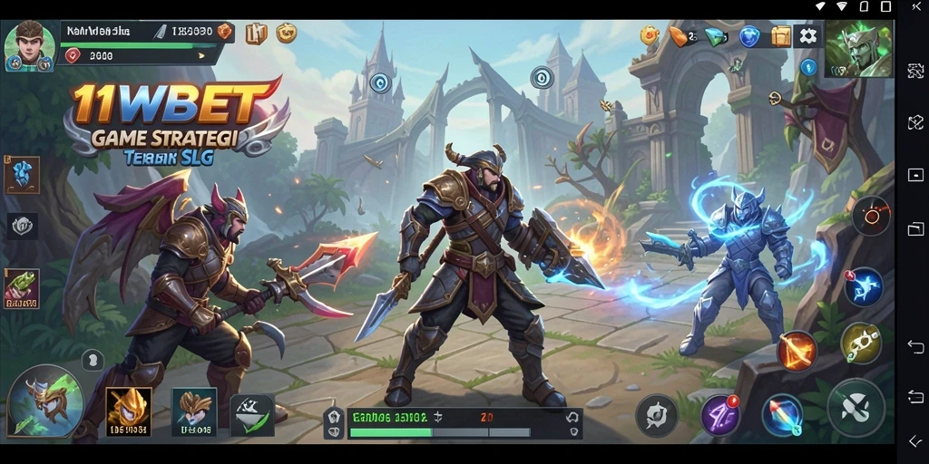 Tampilan gameplay seru dalam 11WBET yang menantang strategi.