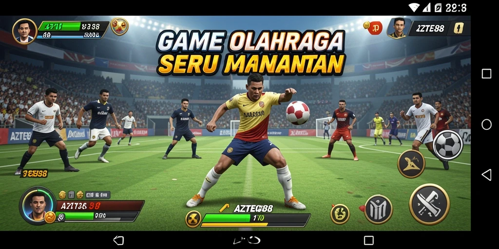 Tampilan gameplay AZTEC88 yang memukau dan seru.