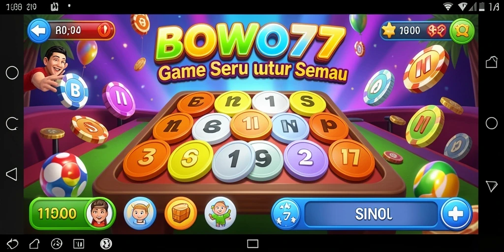 Tampilan gameplay BOWO77 yang menarik dan interaktif.