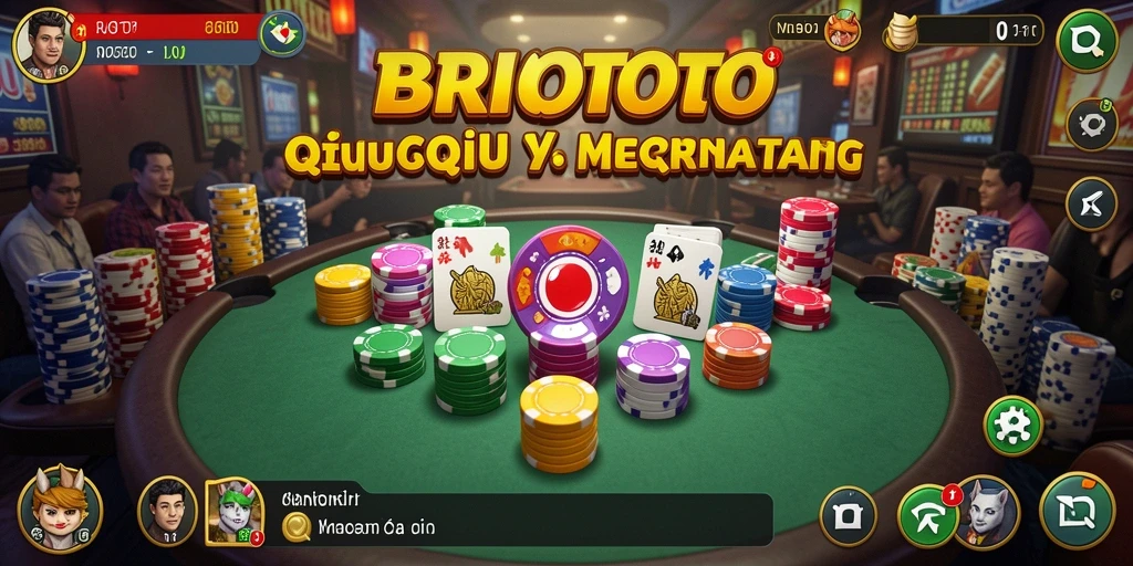 Tampilan gameplay seru dari BRIOTOTO yang penuh aksi QiuQiu.
