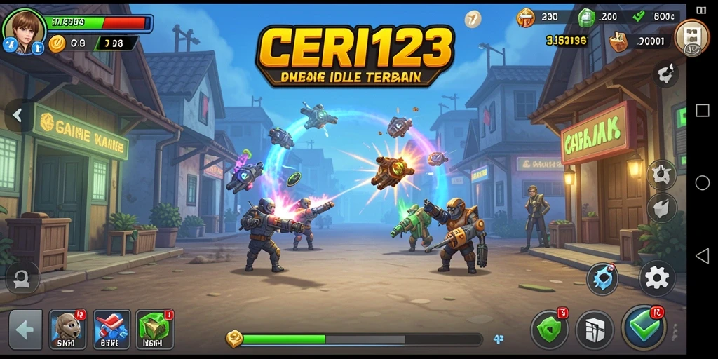 Tampilan gameplay CERI123 yang menarik dan dekoratif.