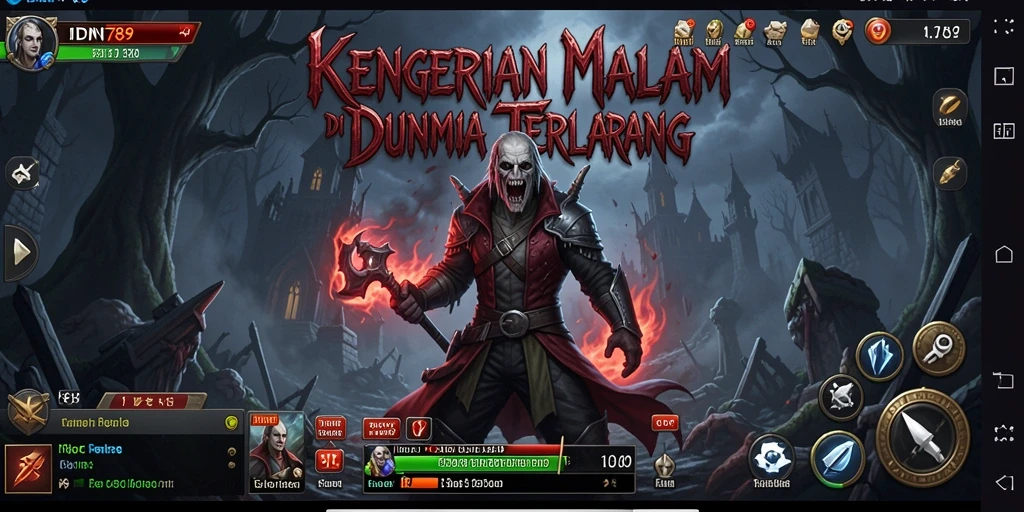 Screenshot gameplay IDN789 menampilkan suasana Horror yang menegangkan dan mengerikan.