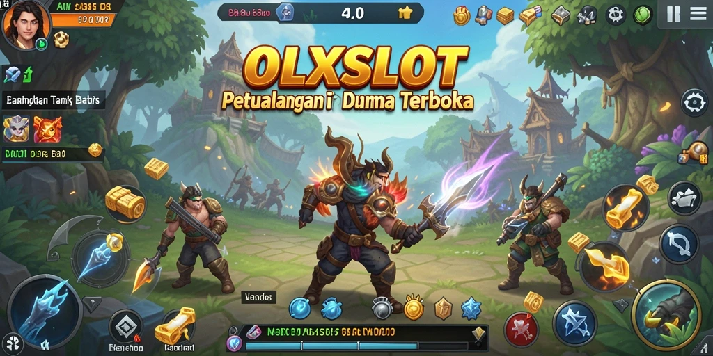 Tampilan seru gameplay OLXSLOT di dunia terbuka.