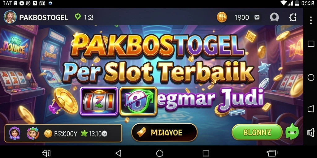 Tampilan gameplay PAKBOSTOGEL yang mendebarkan dan penuh warna.