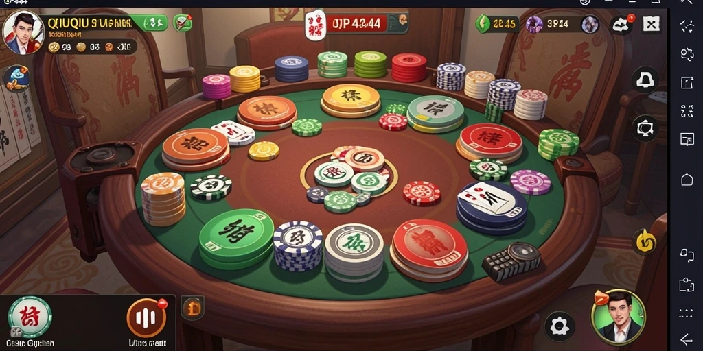 Screenshot gameplay QiuQiu dalam PP444 yang menarik.
