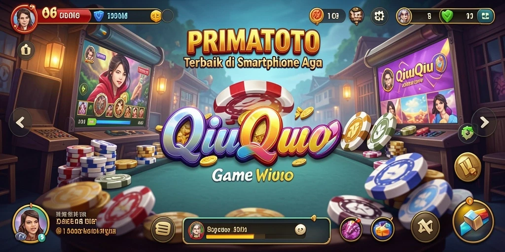 Tangkapan layar gameplay QiuQiu yang menegangkan dari PRIMATOTO.