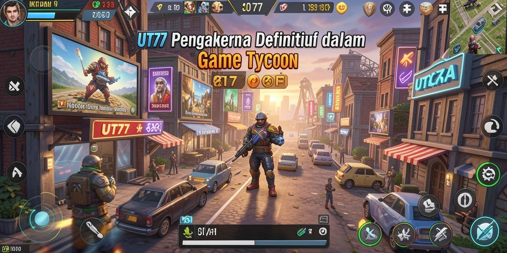 Tampilan gameplay Tycoon yang menarik dan strategis dari UT77.