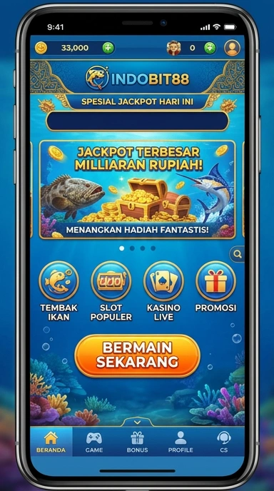 Tampilan antarmuka aplikasi indobit88 yang menarik.